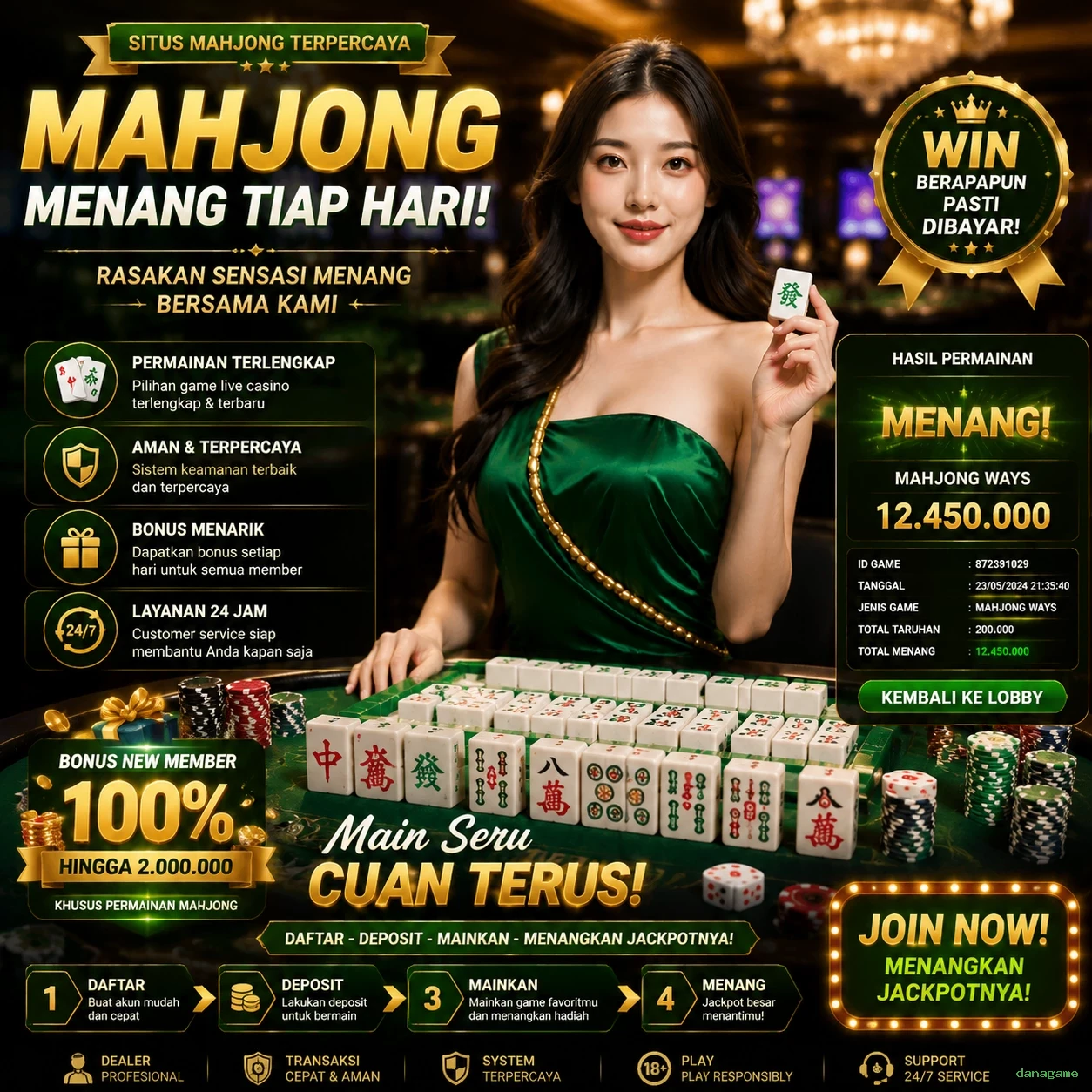 Berbagai Jenis Permainan yang Tersedia di danagame